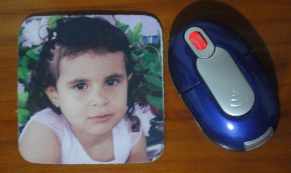 Mini mouse pad personalizado 9cm x 9cm